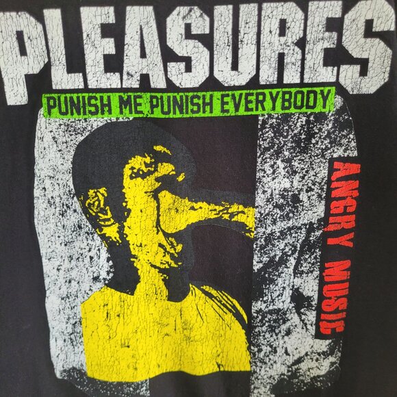 Pleasures "Punish Me" Angry Music Graphic T-Shirt - Men's XL - Picture 2 of 4